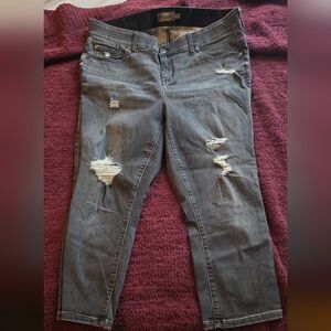 Torrid Black Crop Bombshell Skinny Jeans 18w